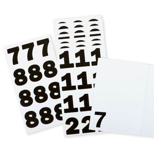 Black Number Stickers by Recollections™